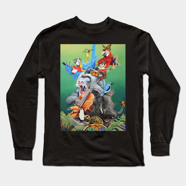 Mandrill's band Long Sleeve T-Shirt by Blasco